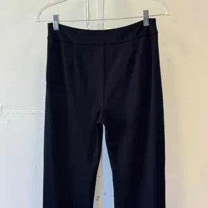 Kobi Halperin Black Ponte Flare Leg Side Zip Dress Pants Size 6 Full Length thumbnail 6
