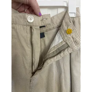 American Vintage Vtg 90s Cottage Gingham Print Cotton Midi Skirt Size 12 Granola Earthy Feminine thumbnail 5