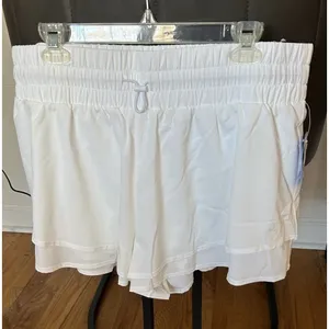 JoyLab Women's High‎ Rise Shorts - White Size Extra Large NWT thumbnail 2