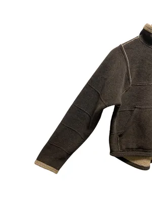 The North Face Vintage Y2K Fleece Quarter Zip Pullover Jacket Brown Size S Cozy thumbnail 7