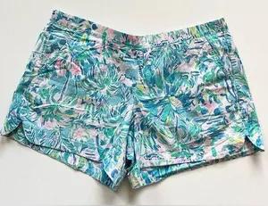 Lilly Pulitzer Ocean Trail Shorts -Size L thumbnail 1