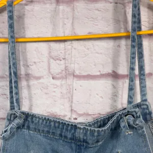 Cider Women’s Large Denim Overalls Shorts thumbnail 5