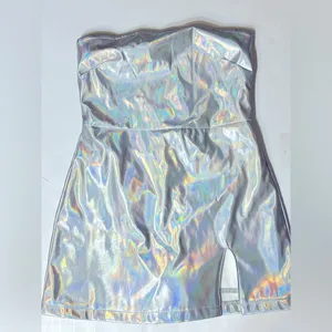 AFRM & Revolve Braylon Mini Dress in Iridescent, size XS thumbnail 4