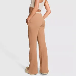 PINK Victoria's Secret Cream Tan Boot Cut Flare‎ Pants thumbnail 2