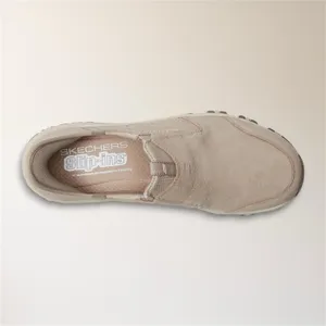 Skechers Slip Ins Hillcrest‎ Sunapee Trail Taupe Suede Shoes Women's 8 Hiking thumbnail 5