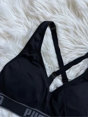 PUMA racerback sports bra thumbnail 3