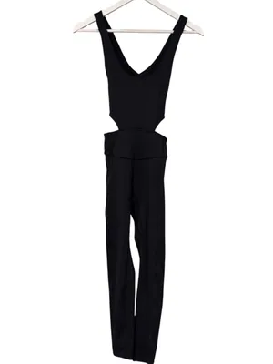 Free People Movement NWT Black Back it Up Onesie Size XS Womens thumbnail 2