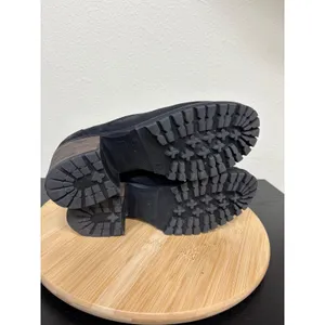 B52 by Bullboxer Booties‎ Women 9 Black Lace Up Lug Sole Block Heel Boots thumbnail 12