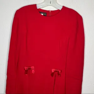 Vintage Donna Ricco Dress‎ Red thumbnail 6