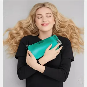 Coach Coachtopia Small Wavy Shoulder Bag Metallic Green Leather NWT CU873 New thumbnail 8