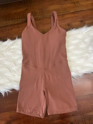 Lululemon Align Bodysuit Shorts 5” Hemmed Ancient Copper Size 0 thumbnail 1