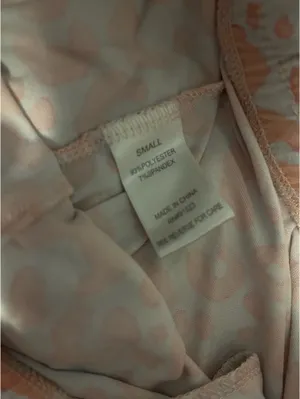 light pink print pajama pants thumbnail 2