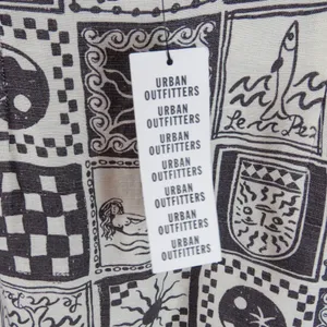 Urban Outfitters Charlotte Linen Mermaid Print Shift Dress XS NWT Nautical Mini thumbnail 9