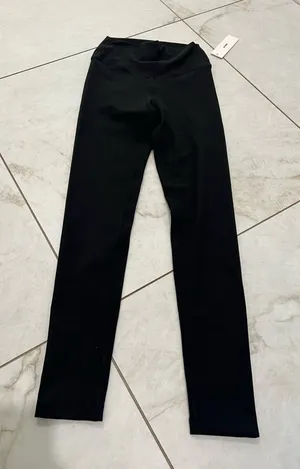 NWT Joah Brown Black Athletic Leggings Size S/M thumbnail 1