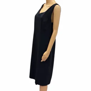 Ann Taylor Navy Blue Sleeveless Zip Back Dress Womens Plus Size 14 thumbnail 5