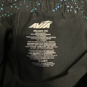 Avia Shorts Athletic Women’s Black Lined XXL thumbnail 3