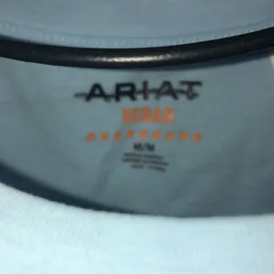 Ariat Women's Rebar CottonStrong Roughneck Graphic T-Shirt size medium blue​​ thumbnail 10