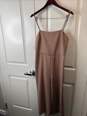 Aritzia Babaton Esteban Brown Jumpsuit 8 thumbnail 3