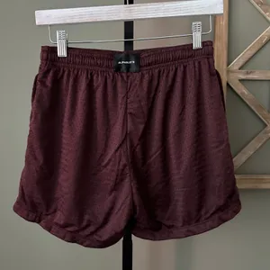 Alphalete Signature Mesh Shorts 4” Maroon Small thumbnail 4