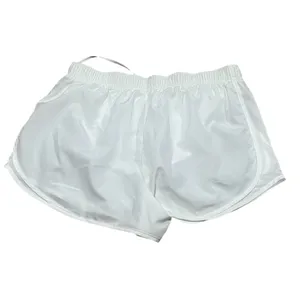 Nike Dri-FIT Tempo Womens Running Shorts White Size XL Drawstring Swoosh thumbnail 3