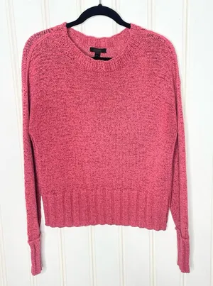J. Crew Lightweight Wide Rib Crewneck Sweater 367 thumbnail 1