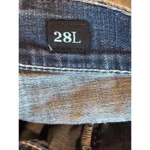 Buckle Black Fit No 3 Bootleg Jeans Light Wash Distressed Stretch Denim 28L thumbnail 5