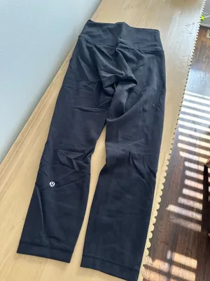 Lululemon Wunder Train Contour Fit High-Rise Crop 23" Black 6 thumbnail 2