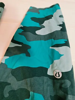 {8} Lululemon Base Pace Heritage 365 Tidewater Teal Camo High Rise Legging thumbnail 9