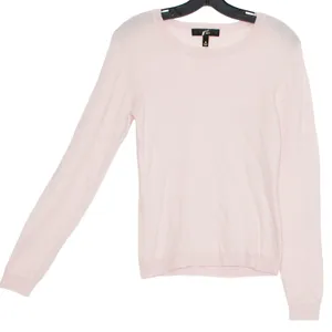 GNW Luxe Sweater Cashmere Wool Minimalist Quiet Luxury Preppy Capsule Pink Small thumbnail 7