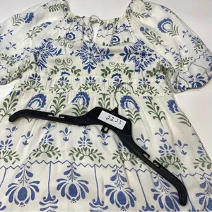 Saylor Gracey floral v neck puff sleeve Summer Dress Size L thumbnail 9