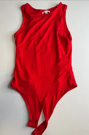 Better Be Red Sleeveless Kids One-Piece Bodysuit thumbnail 1