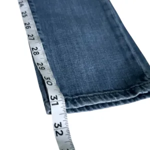 American Eagle Vintage Low Rise Blue Jeans Embroidered Bleached Pattern Pockets thumbnail 5