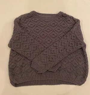 Moon&Madison Grey Funky Patterned Sweater thumbnail 1