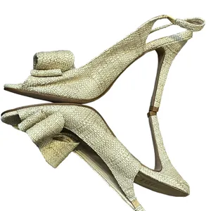 Bibi Anthropolgie Lou Pumps‎ Heels Size 39/7 US Miho Natural Womens Peep Toe thumbnail 6