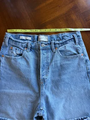 Universal Threads cropped vintage distressed wide leg jeans 6 thumbnail 4