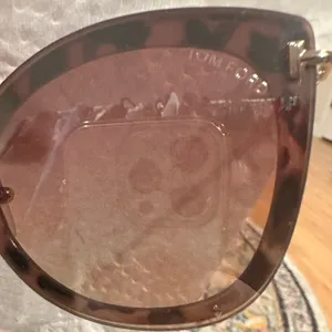TOM FORD Charlotte Sunglasses Cat-Eye Brown Gold Tortoiseshell Gradient Lenses thumbnail 9
