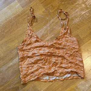 Rust Zebra Print Pattern Camisole Top Orange thumbnail 3
