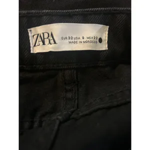 ZARA Slim Cargo JEANS Black GOTH GRUNGE PUNK 90s Size 0 Mid Rise XS NWT thumbnail 7