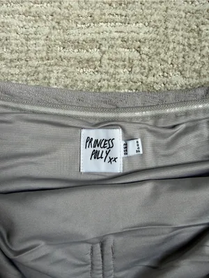 Princess Polly Grey Strapless Tube Top thumbnail 3