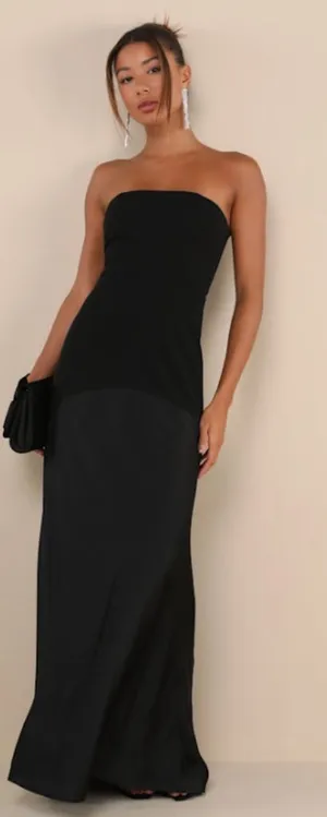 LULU's Sexy Elegant Sophisticated Prom Wedding Modern Chic Mermaid Maxi Dress thumbnail 1