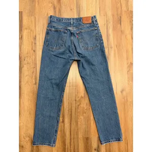 Levi's 501 Original Women's 26x28 Medium Wash Button Fly Distressed Jeans thumbnail 3