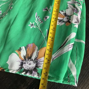 Maurices Floral Midi Dress Green Ruffle V-Neck Size M thumbnail 7