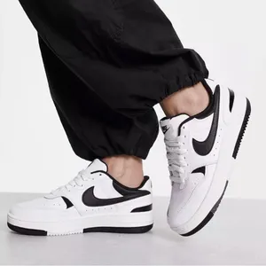 Nike GAMMA FORCE Women's WHITE BLACK DX9176-100 Athletic Sneaker Shoes Sz 8.5. thumbnail 1