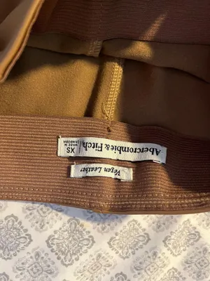 Abercrombie Leather Vegan Pants thumbnail 4