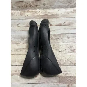 Crocs Patent Cap Toe Black Flats Women's Size 11 Slip-on Comfort Ballet thumbnail 5