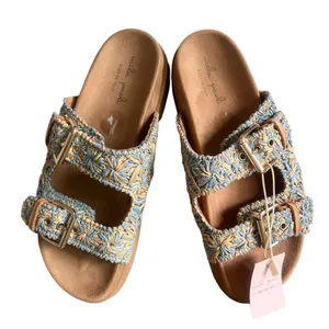 Mila Paoli NEW Women's Woven 2 Strap Buckle Sandal Size 8 #B1947 thumbnail 9