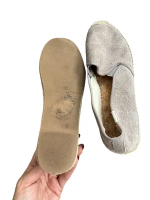 SOLUDOS Taupe Platform Espadrilles Flats Size 6.5 thumbnail 4