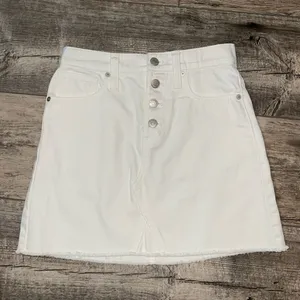 Madewell Rigid Denim A-Line Mini Skirt thumbnail 3