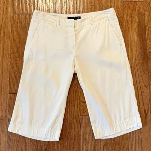 Theory easy linen blend Bermuda shorts size 2 thumbnail 3