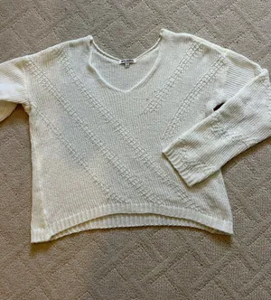 Rag Poets White Sweater thumbnail 1